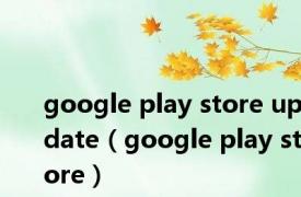 google play store update（google play store）