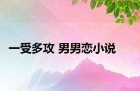 一受多攻 男男恋小说 