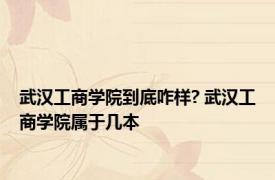 武汉工商学院到底咋样? 武汉工商学院属于几本 