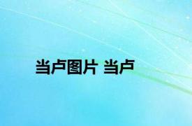 当卢图片 当卢 
