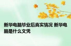 新华电脑毕业后真实情况 新华电脑是什么文凭 