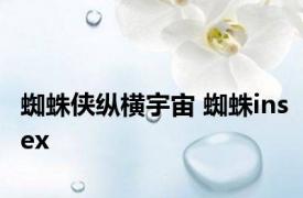 蜘蛛侠纵横宇宙 蜘蛛insex 