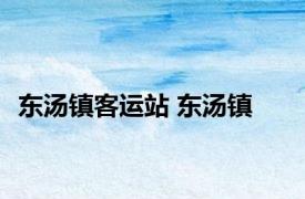 东汤镇客运站 东汤镇 