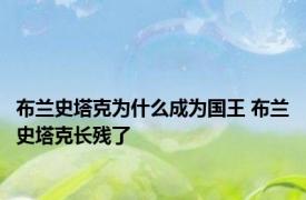 布兰史塔克为什么成为国王 布兰史塔克长残了 