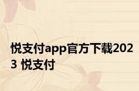 悦支付app官方下载2023 悦支付 