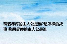 鞠躬尽瘁的主人公是谁?是怎样的故事 鞠躬尽瘁的主人公是谁 