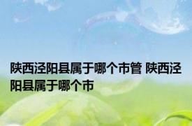 陕西泾阳县属于哪个市管 陕西泾阳县属于哪个市