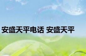 安盛天平电话 安盛天平 