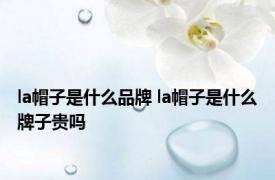 la帽子是什么品牌 la帽子是什么牌子贵吗 