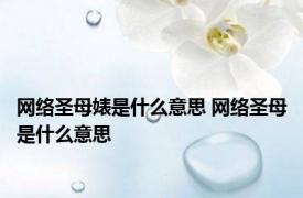 网络圣母婊是什么意思 网络圣母是什么意思