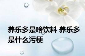 养乐多是啥饮料 养乐多是什么污梗 