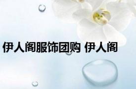 伊人阁服饰团购 伊人阁 