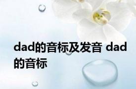 dad的音标及发音 dad的音标 