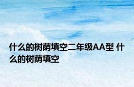 什么的树荫填空二年级AA型 什么的树荫填空 
