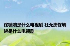 佟毓婉是什么电视剧 杜允唐佟毓婉是什么电视剧