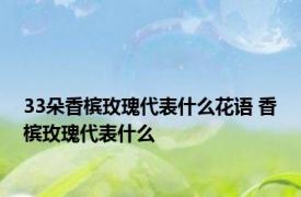 33朵香槟玫瑰代表什么花语 香槟玫瑰代表什么