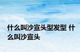 什么叫沙宣头型发型 什么叫沙宣头