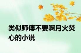 类似师傅不要啊月火焚心的小说
