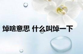 焯啥意思 什么叫焯一下