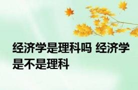经济学是理科吗 经济学是不是理科