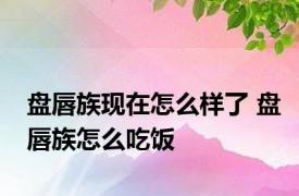 盘唇族现在怎么样了 盘唇族怎么吃饭
