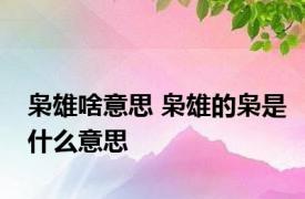枭雄啥意思 枭雄的枭是什么意思