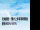 文灿股份：预计上半年净利同比增长403%-547%