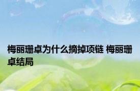 梅丽珊卓为什么摘掉项链 梅丽珊卓结局