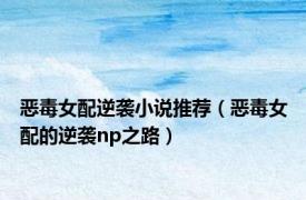 恶毒女配逆袭小说推荐（恶毒女配的逆袭np之路）
