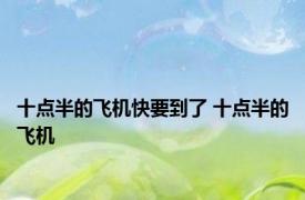 十点半的飞机快要到了 十点半的飞机 