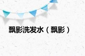 飘影洗发水（飘影）