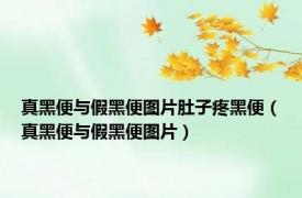 真黑便与假黑便图片肚子疼黑便（真黑便与假黑便图片）
