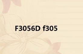 F3056D f305 
