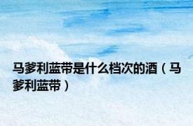 马爹利蓝带是什么档次的酒（马爹利蓝带）