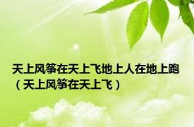 天上风筝在天上飞地上人在地上跑（天上风筝在天上飞）
