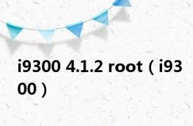 i9300 4.1.2 root（i9300）