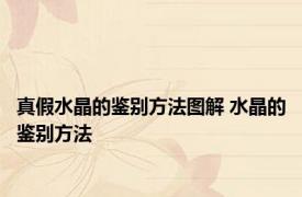 真假水晶的鉴别方法图解 水晶的鉴别方法
