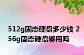512g固态硬盘多少钱 256g固态硬盘够用吗