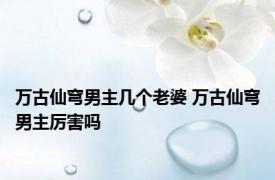 万古仙穹男主几个老婆 万古仙穹男主厉害吗
