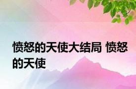 愤怒的天使大结局 愤怒的天使 