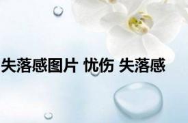 失落感图片 忧伤 失落感 