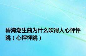 碧海潮生曲为什么吹得人心怦怦跳（心怦怦跳）