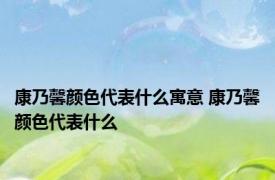 康乃馨颜色代表什么寓意 康乃馨颜色代表什么 