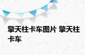 擎天柱卡车图片 擎天柱卡车 