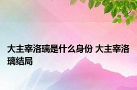 大主宰洛璃是什么身份 大主宰洛璃结局