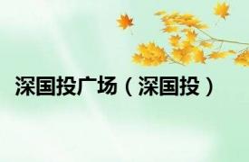 深国投广场（深国投）
