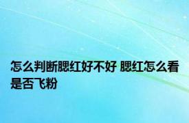 怎么判断腮红好不好 腮红怎么看是否飞粉