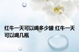 红牛一天可以喝多少罐 红牛一天可以喝几瓶