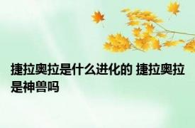 捷拉奥拉是什么进化的 捷拉奥拉是神兽吗