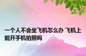 一个人不会坐飞机怎么办 飞机上能开手机拍照吗